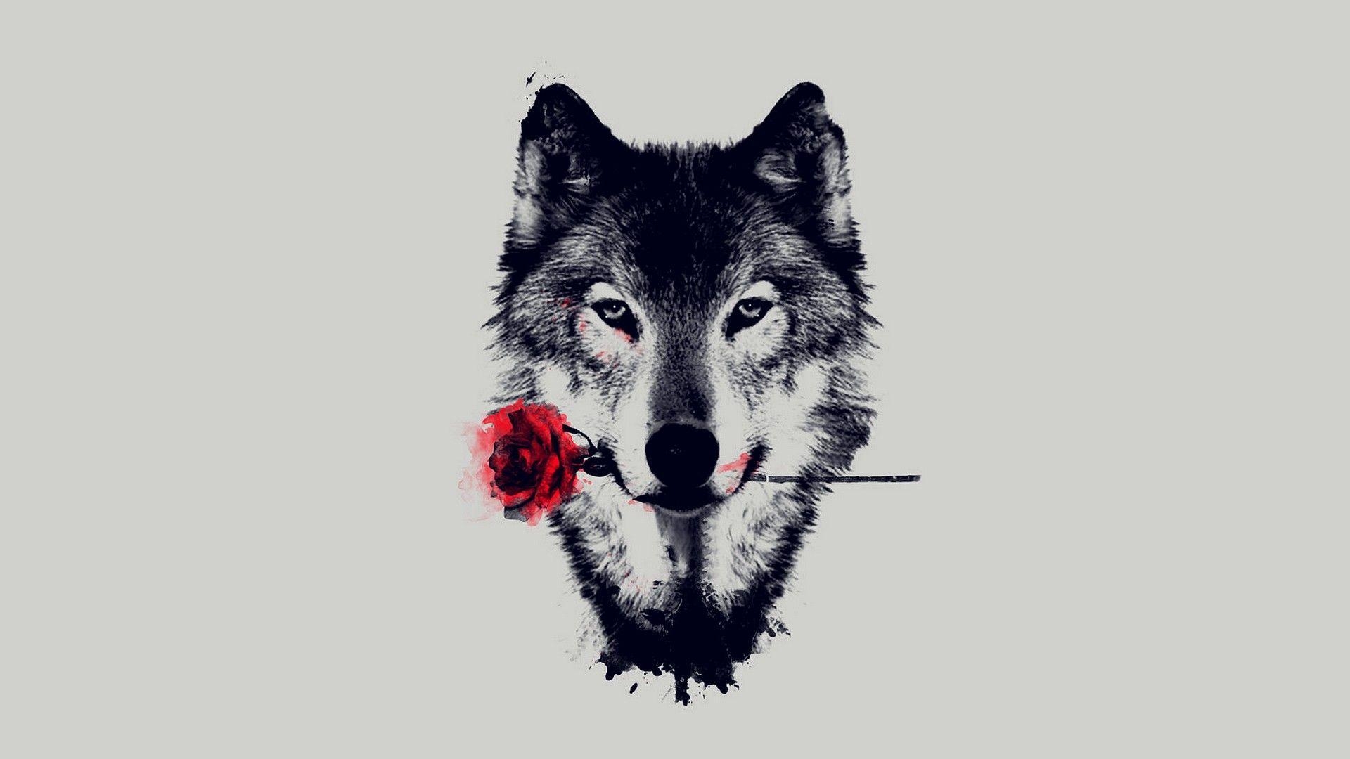 1920x1080 Art & Life. Wolf, Lyrics, Desktop