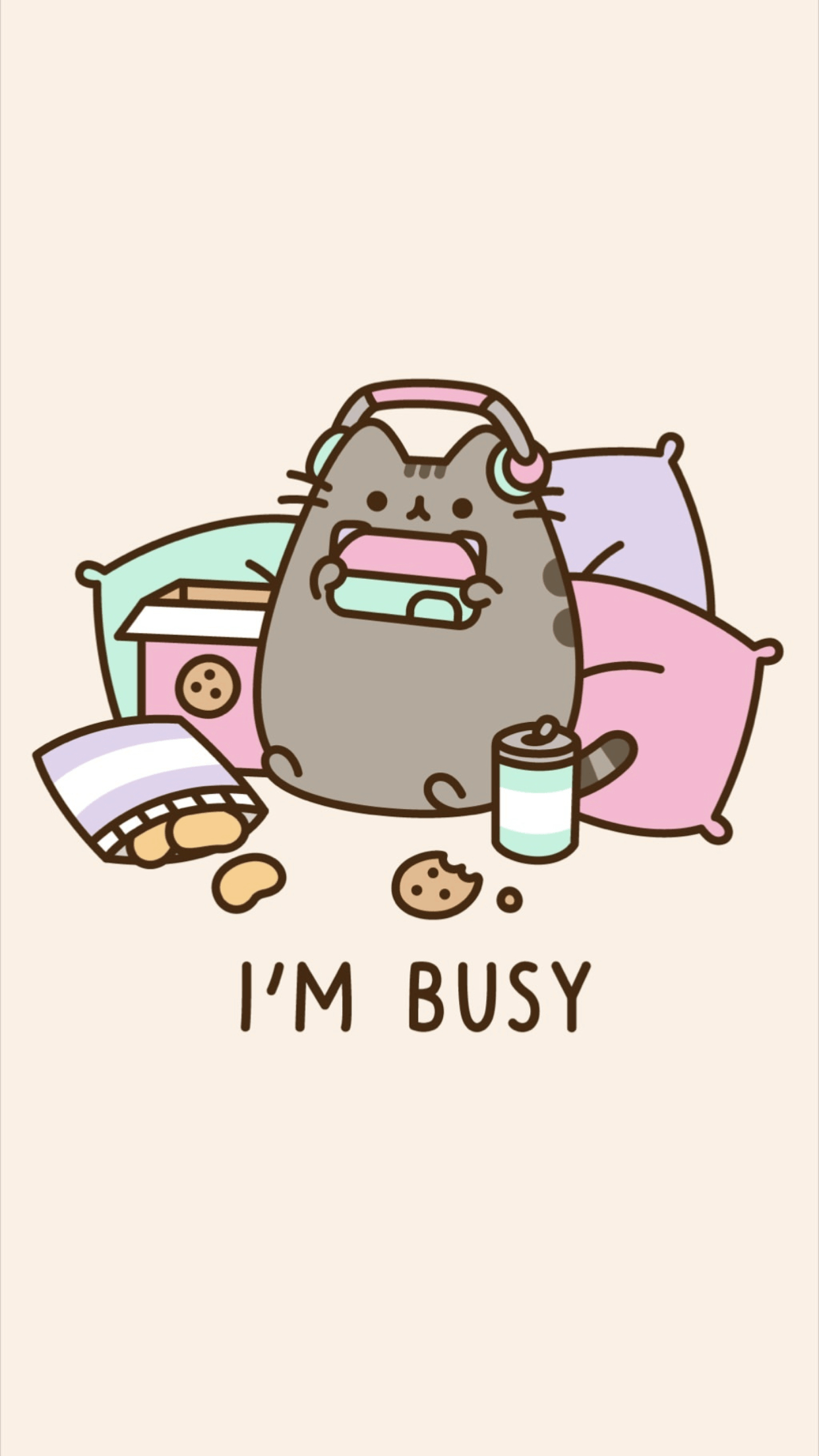 1250x2210 pusheen the cat iphone wallpaper background pusheen gamer, Phone