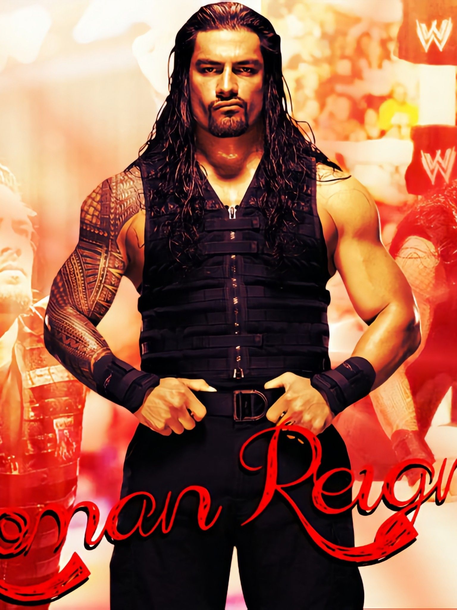 1540x2050 Roman Reigns Wallpaper For iPhone, Phone