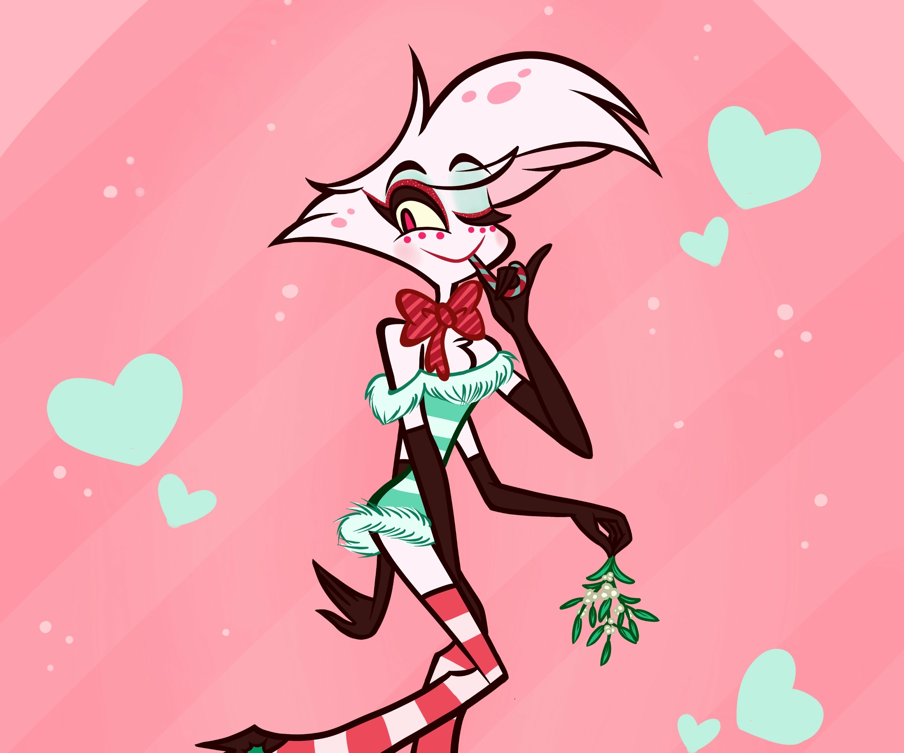 3100x2580 Angel Dust (Hazbin Hotel) Wallpaper, Desktop