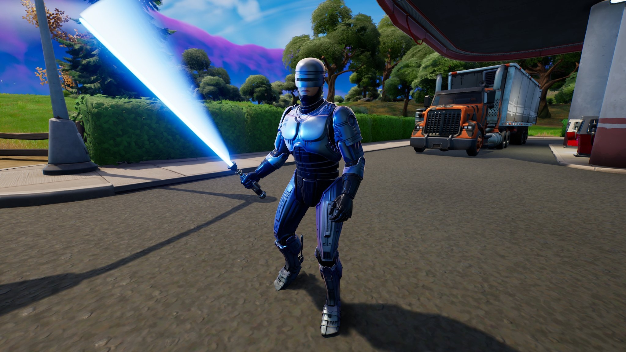 2050x1160 Robocop Fortnite wallpaper, Desktop