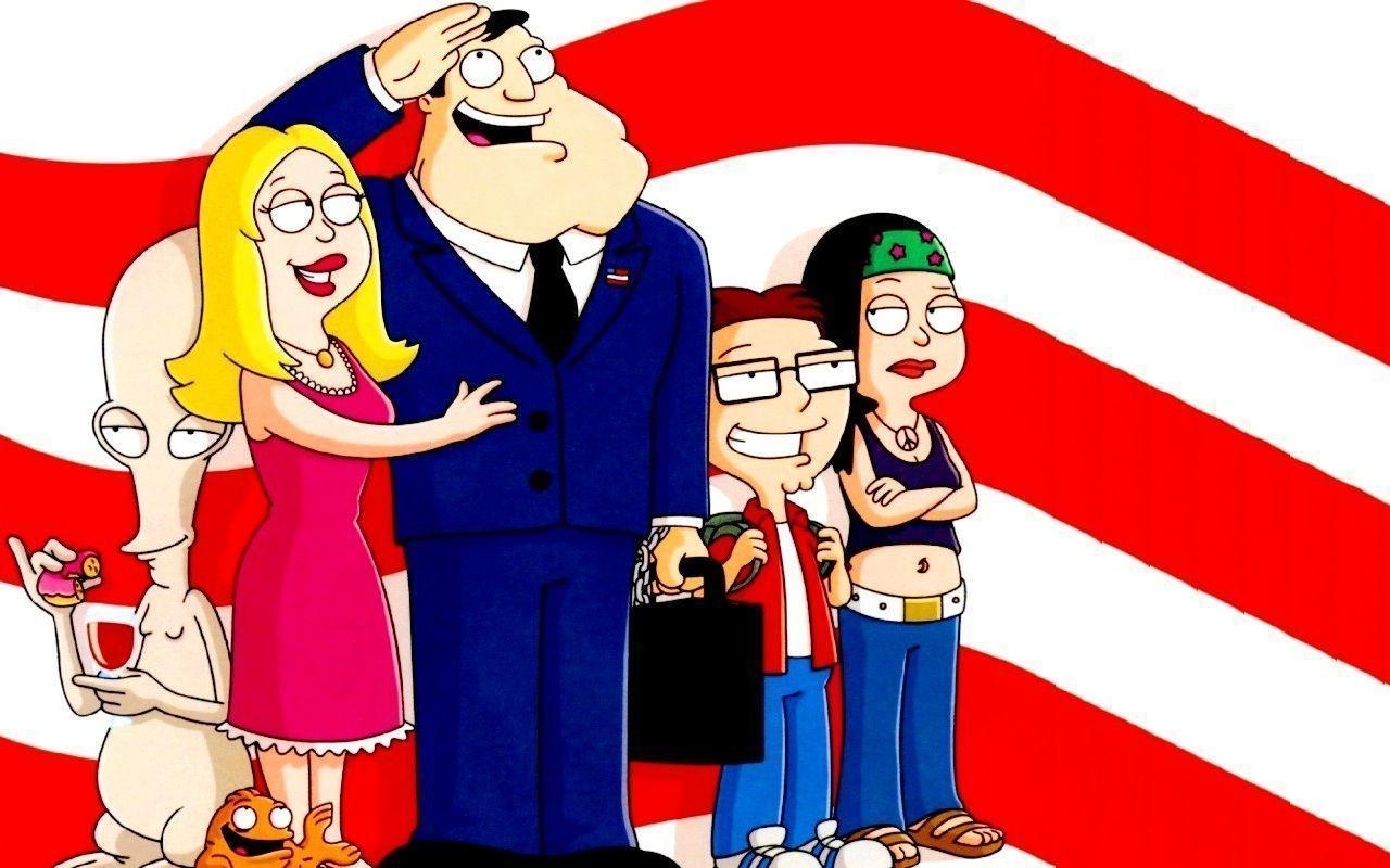 1280x800 American Dad Flag Wallpaper 39944 in Movies, Desktop