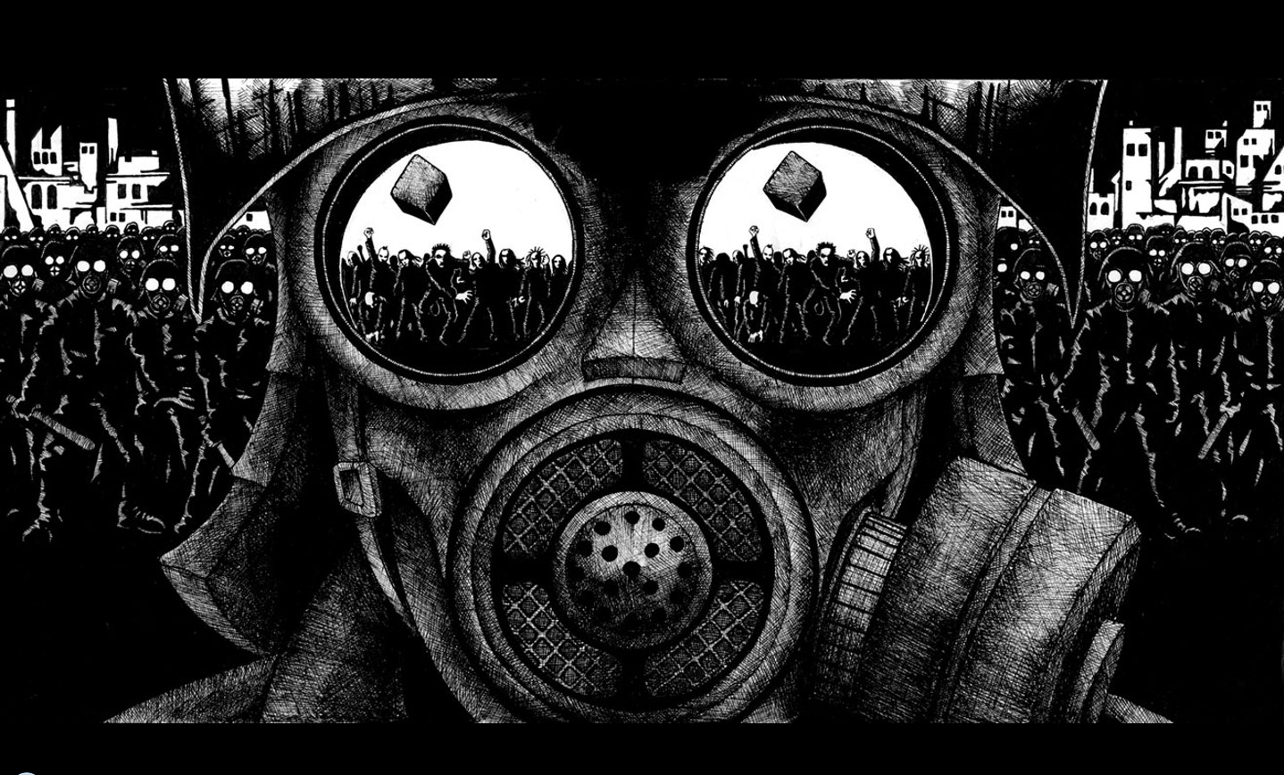 1440x870 Gas Mask Wallpaper and Background Imagex869, Desktop