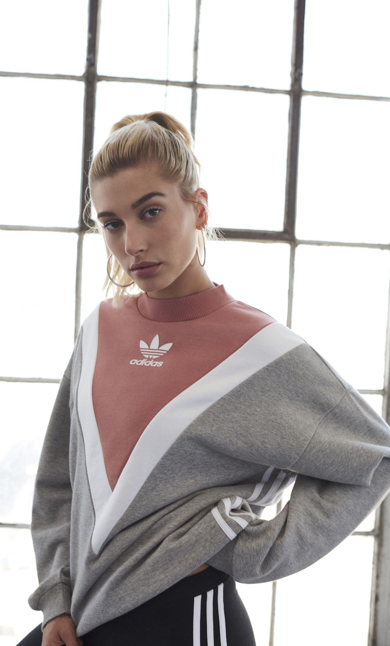 1280x2120 Hailey Baldwin Adidas X Campaign 2018 iPhone HD 4k, Phone