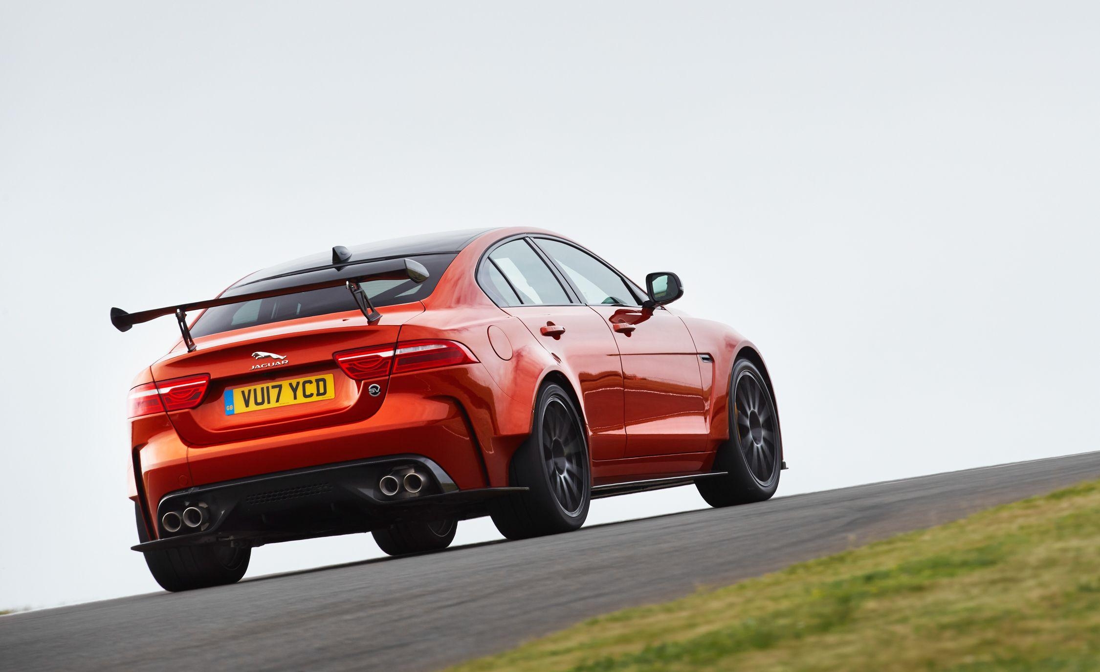 2250x1380 JAGUAR XE SV PROJECT 8 back side view on track HD wallpaper, Desktop