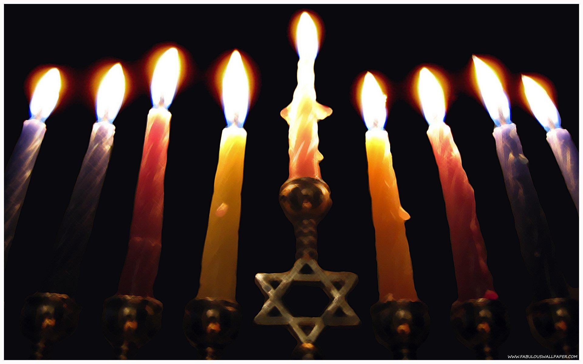 1920x1200 HANUKKAH jewish festival holiday candelabrum candle menorah hanukiah, Desktop