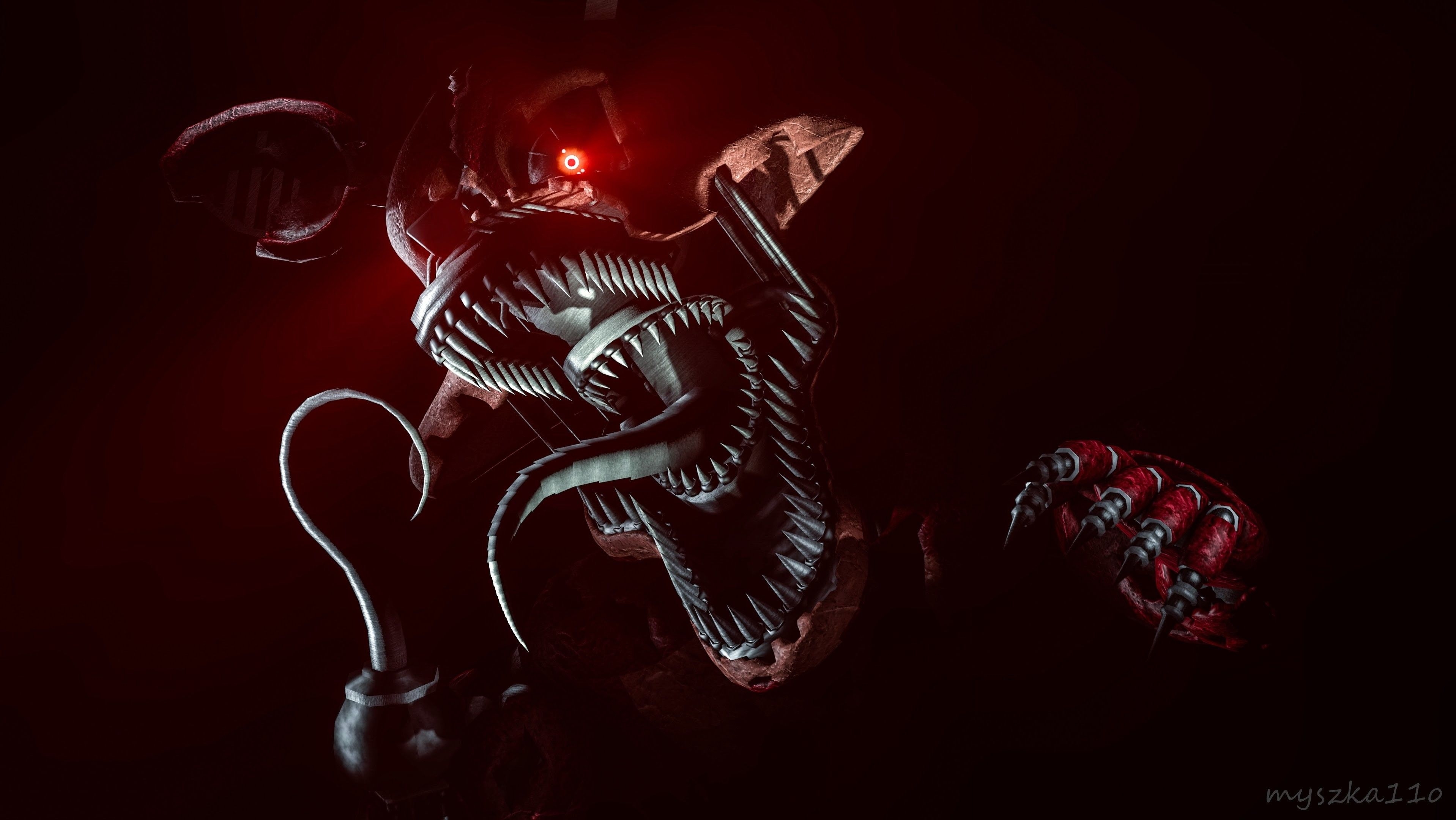 3840x2160 Creepy Dark Fnaf Wallpaper, Desktop