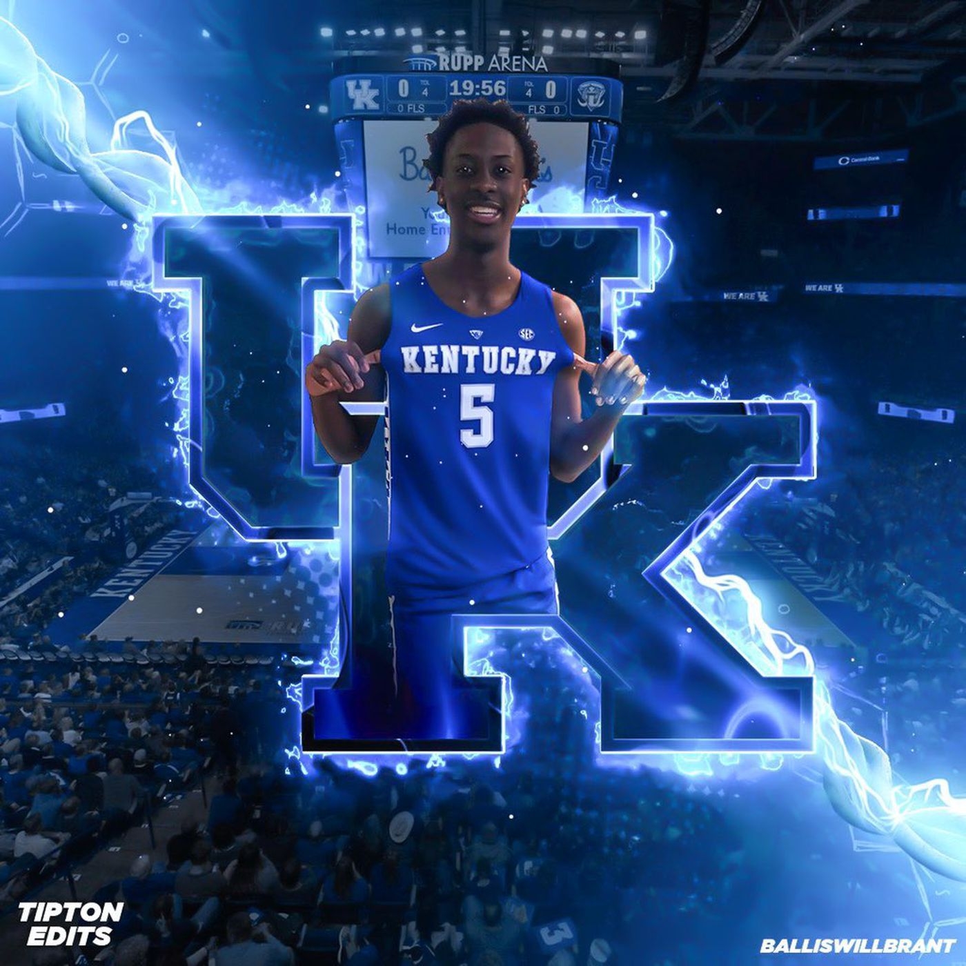 1400x1400 Kentucky Wildcats' Terrence Clarke sticking with UK; John Calipari weighs in Sea Of Blue, Phone