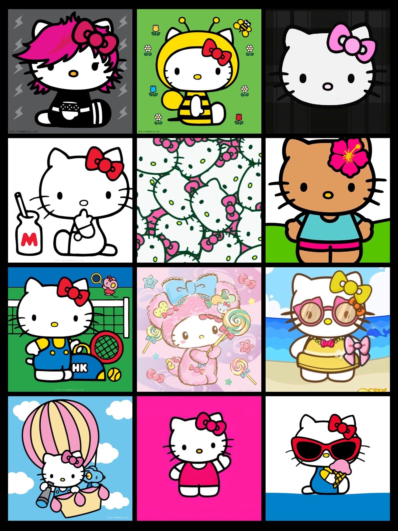 1380x1840 My Hello Kitty Collage, Phone