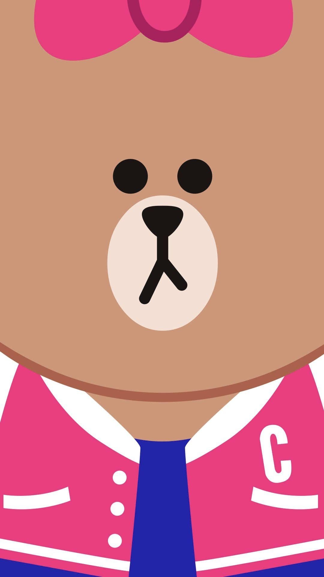 1080x1920 Choco line friends. Cartoon Line. Wallpaper, Kawaii, Phone