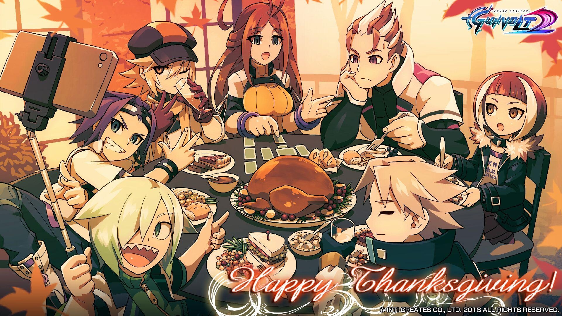 1920x1080 Thanksgiving Wallpaper. Azure Striker Gunvolt, Desktop