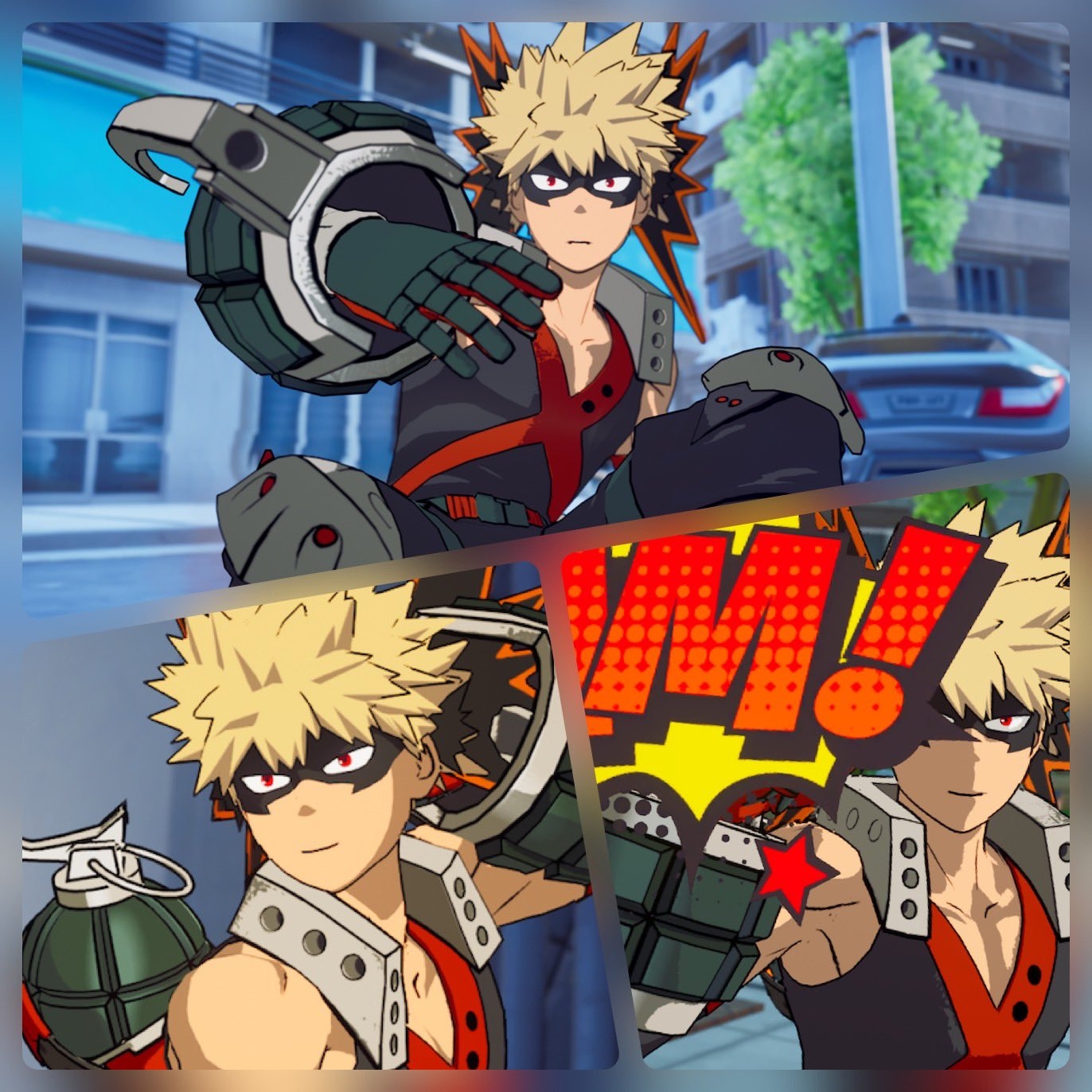 1380x1380 Katsuki Bakugo Fortnite wallpaper, Phone