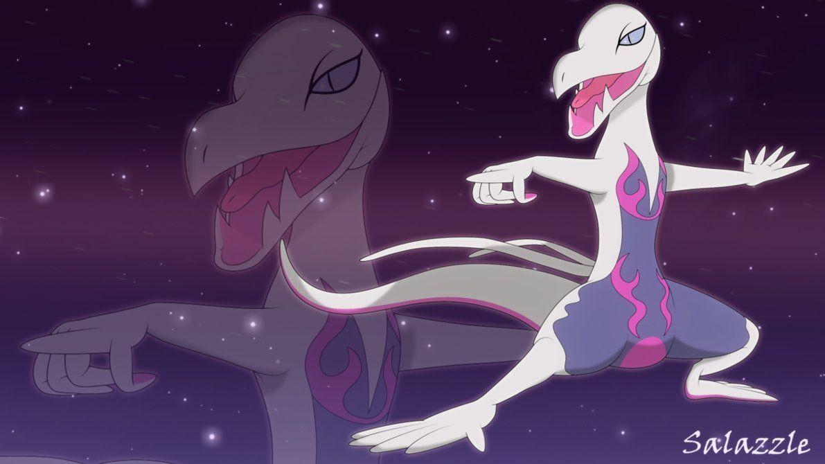 1200x670 Shiny Salazzle wallpaper, Desktop