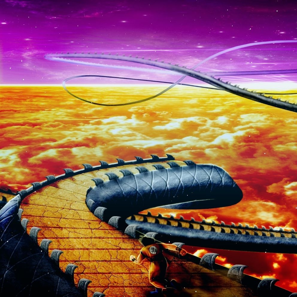 1000x1000 Dragonball Landscape Wallpaper, Phone