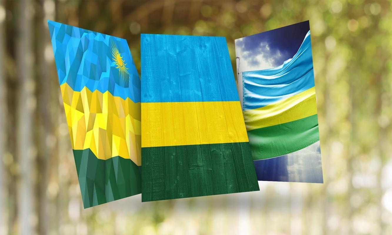 1340x800 Rwanda Flag Wallpaper for Android, Desktop