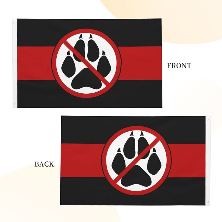 900x900 Amazon.com, Anti Furry Flag 3x5 Ft For Dorm Room Decor Tapestry Funny Meme Flags, Patio, Lawn & Garden, Phone