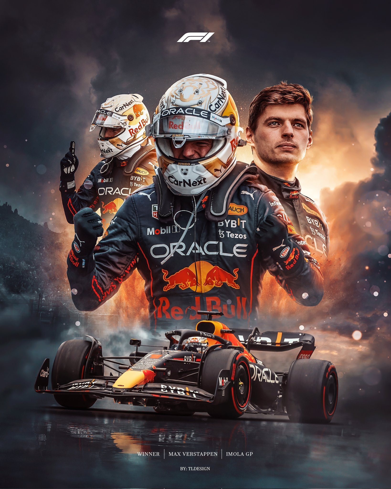 1640x2050 Tl Design Verstappen #ImolaGP winner poster, Phone