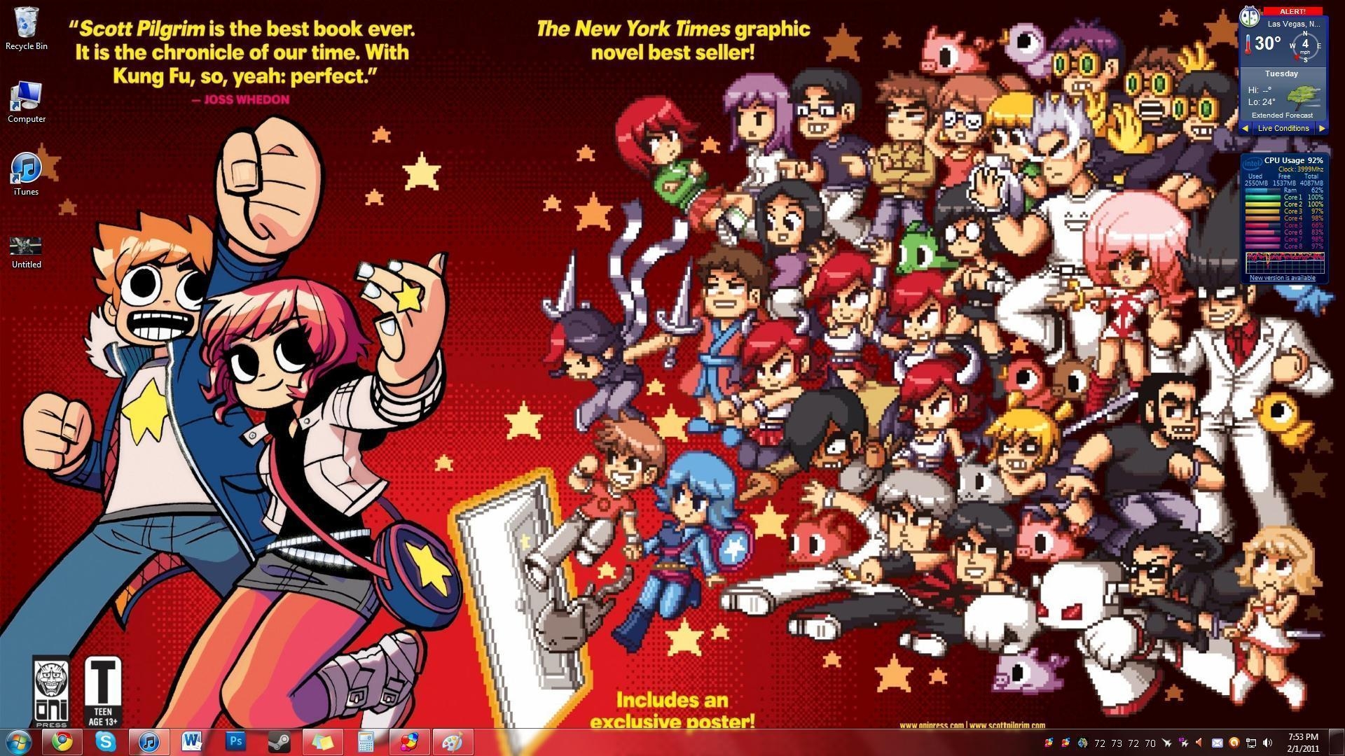 1920x1080 Scott Pilgrim Comic Book Wallpaper, Desktop