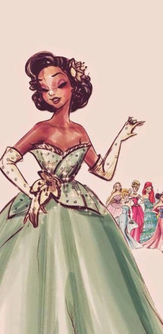 630x1280 Princess Tiana wallpaper, Phone