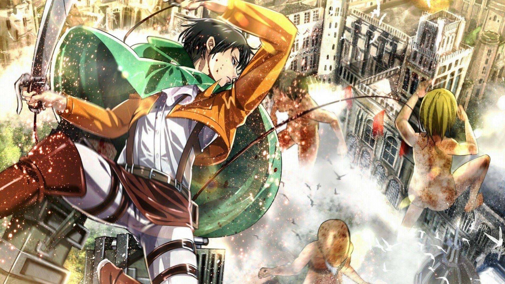 1920x1080 Shingeki No Kyojin, Levi Ackerman Wallpaper HD / Desktop, Desktop