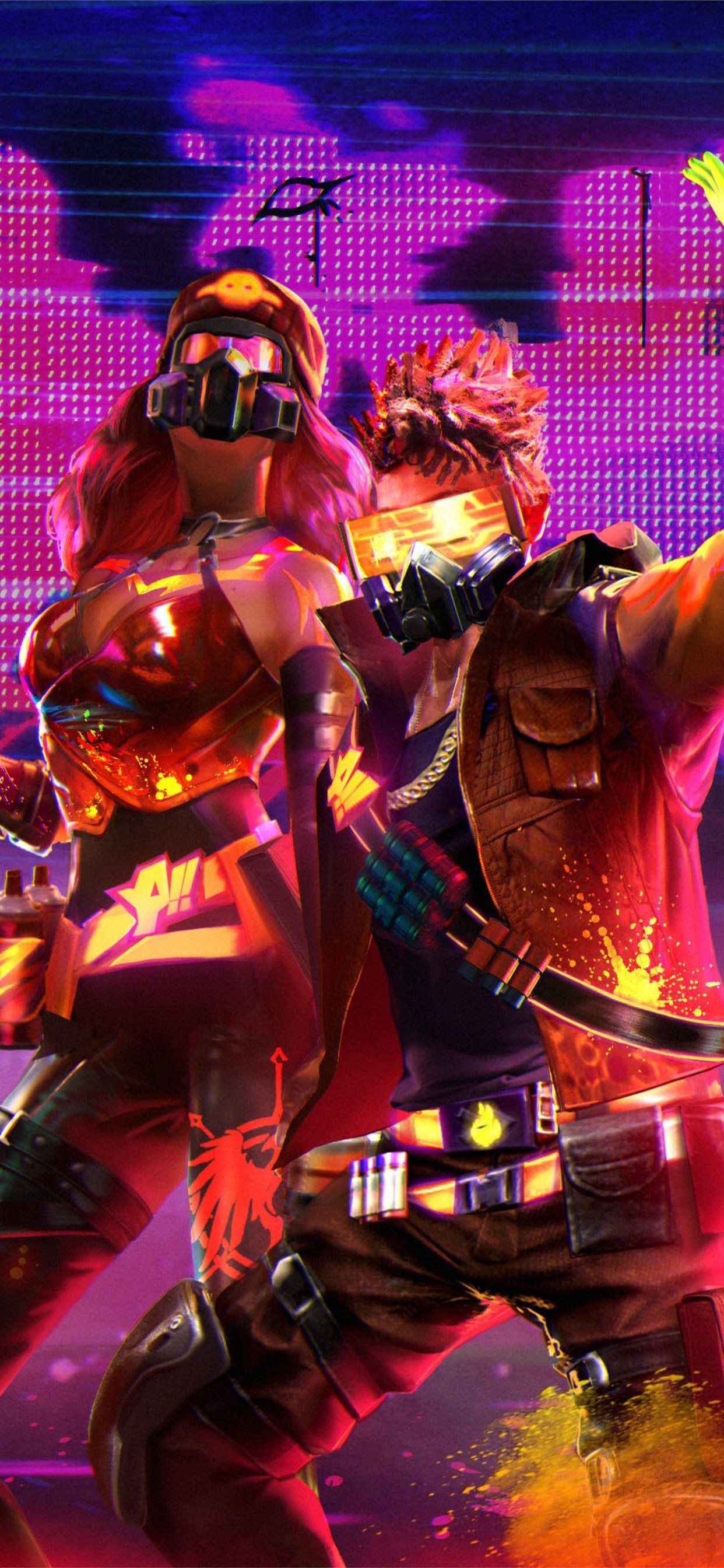 1250x2690 garena free fire 4k game iPhone X Wallpaper Free Download, Phone