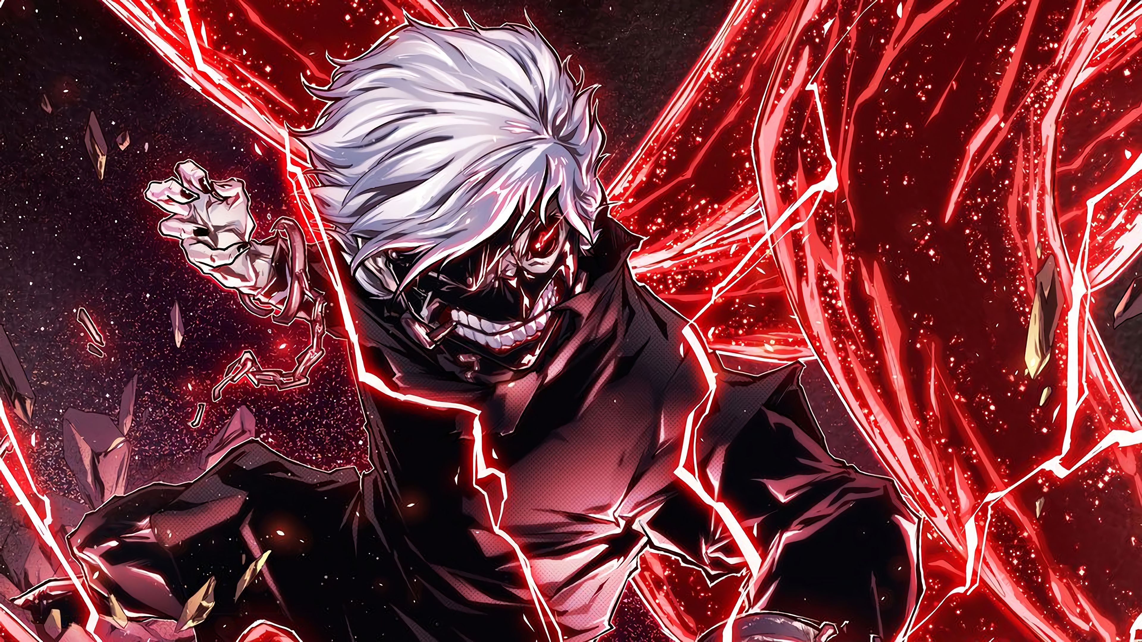 3840x2160 #tokyo ghoul, #ken kaneki, k, #anime, #artist, #artwork, Desktop