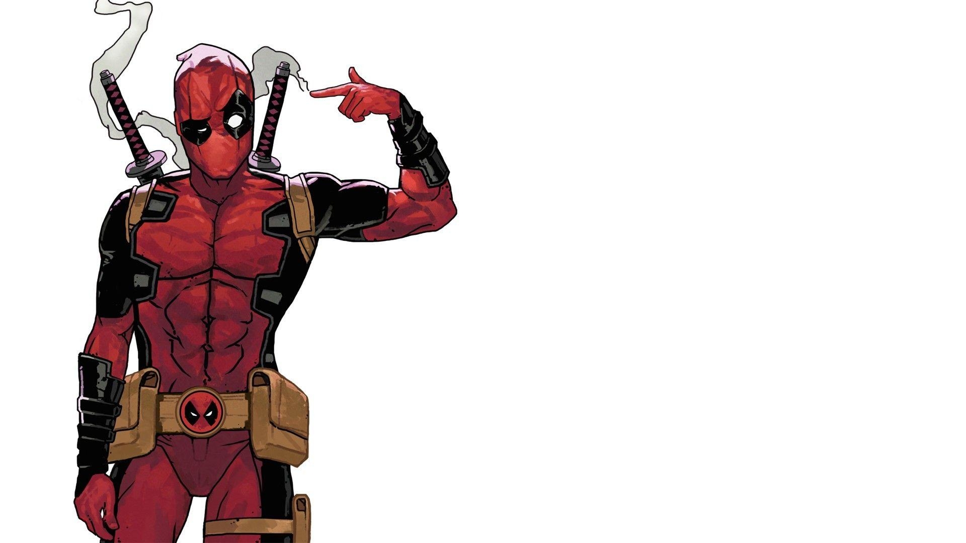 1920x1080 Wallpaper, illustration, cartoon, Marvel Comics, Deadpool, Desktop