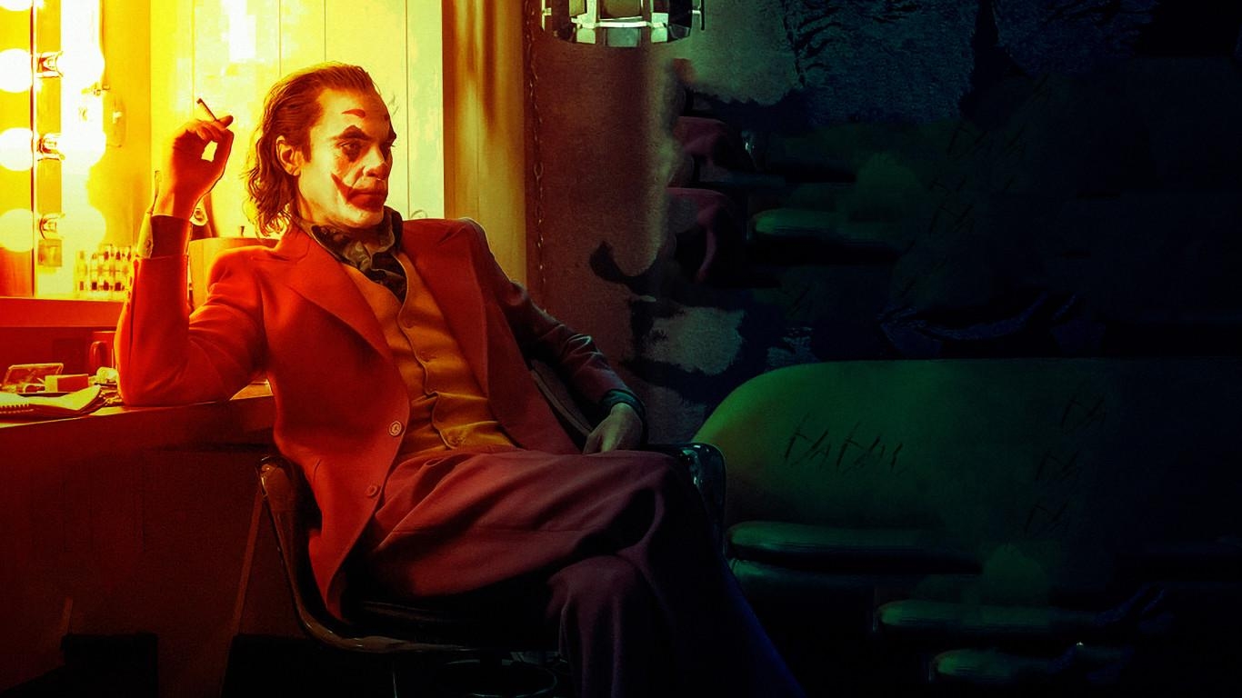 1370x770 Joker Smoke  Resolution HD 4k Wallpaper, Desktop