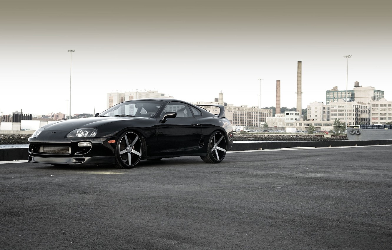 1340x850 Wallpaper black, Toyota, black, Supra, Toyota, supra image for desktop, section toyota, Desktop