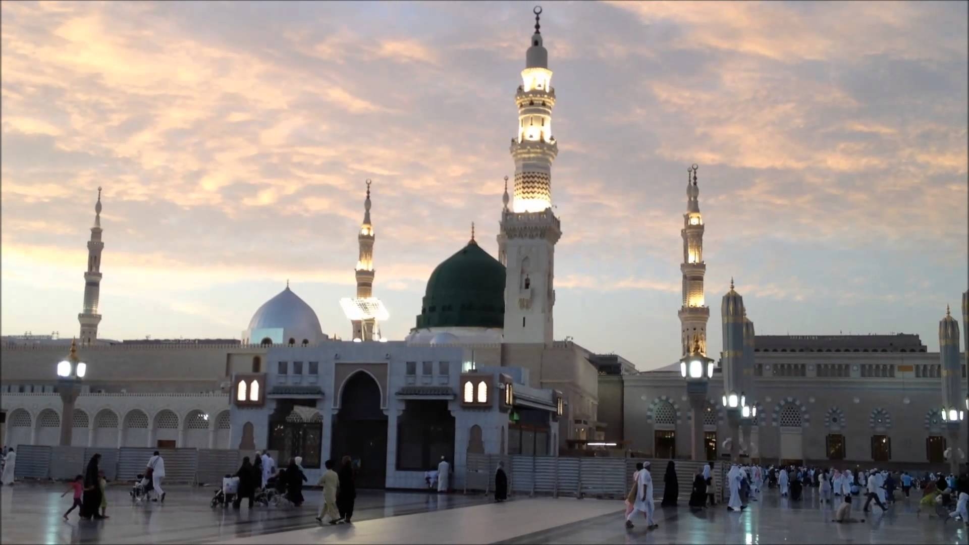 1920x1080 Beautiful Azaan in Madina Sharif April 2014, Desktop