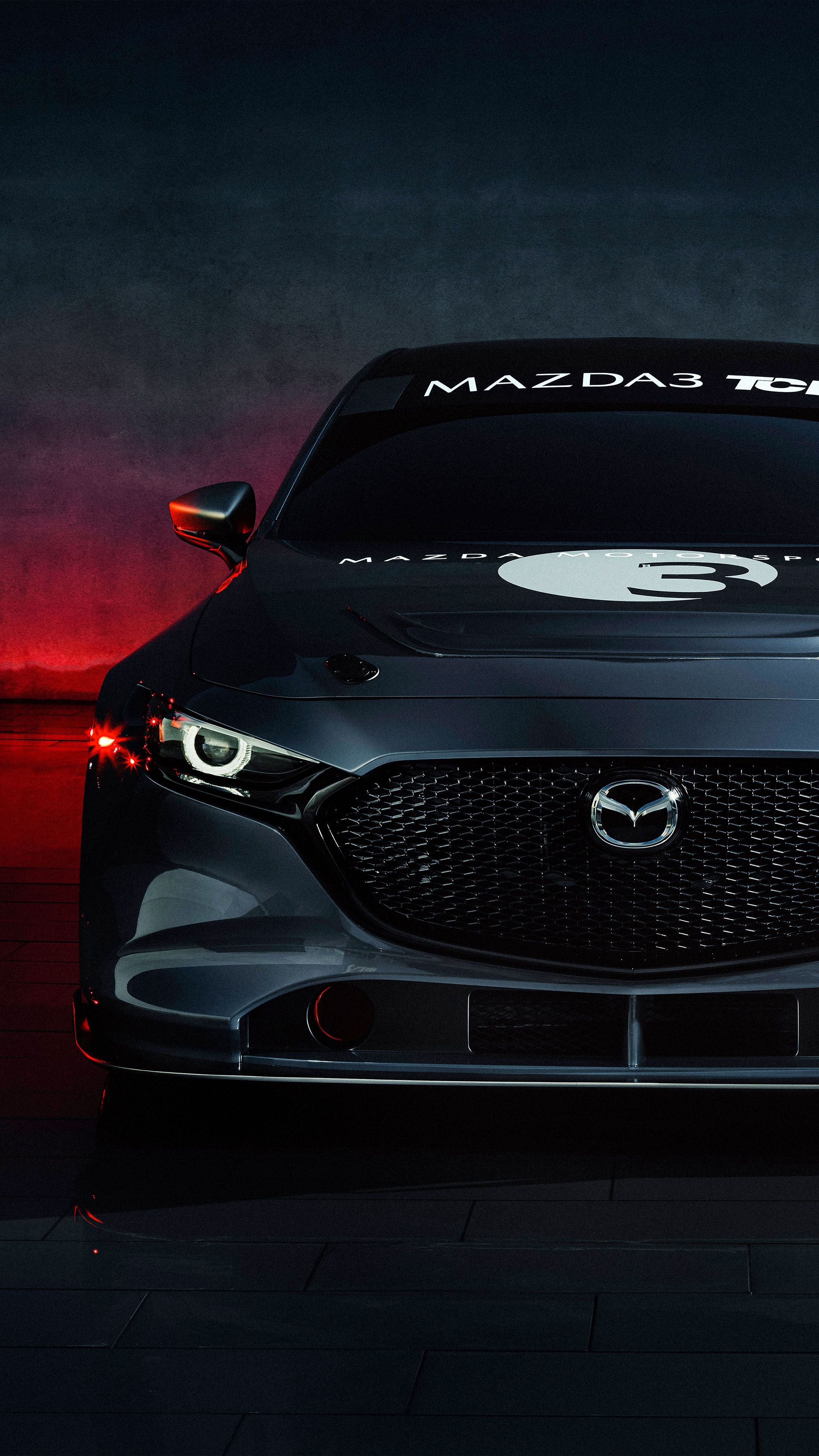 2160x3840 Mazda 3 TCR Race Car 2020 4K Ultra HD Mobile Wallpaper, Phone