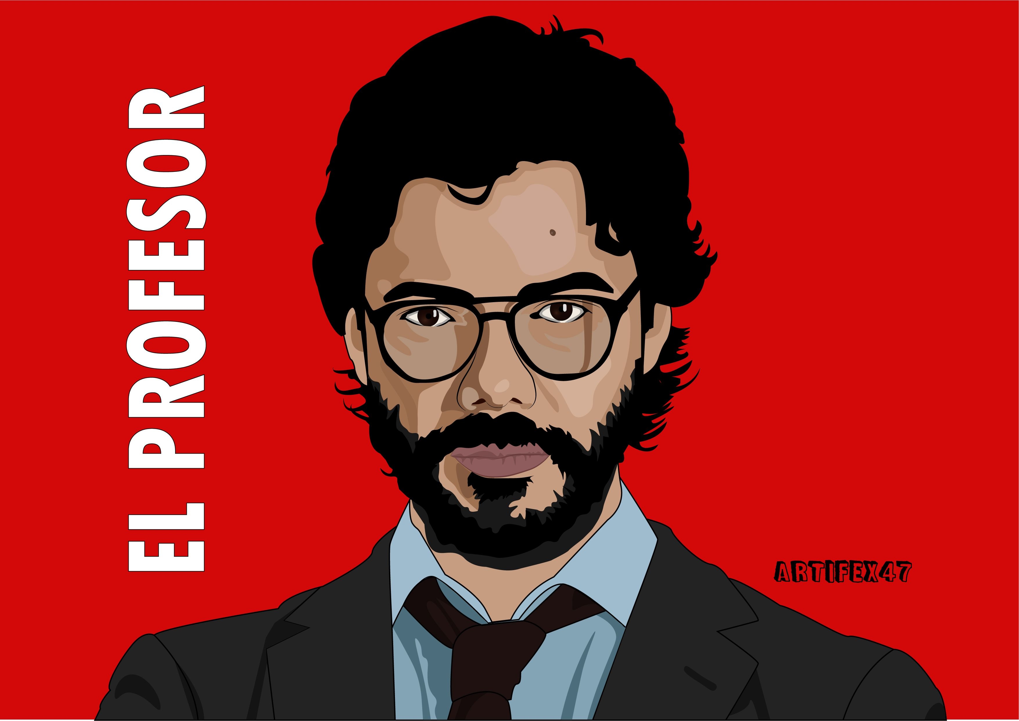 3510x2490 The Professor from Money Heist (La Casa De Papel) HD Wallpaper, Desktop