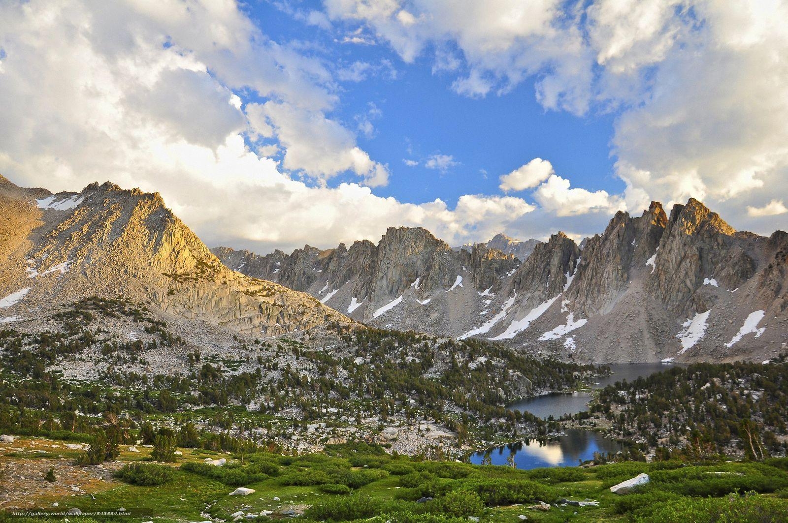 1600x1070 Download wallpaper sunset, Kearsarge Pinnacles, Kings Canyon, Desktop