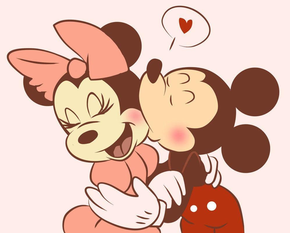 1000x810 Cute Gangster Love Drawings. Mickey and Minnie, Desktop