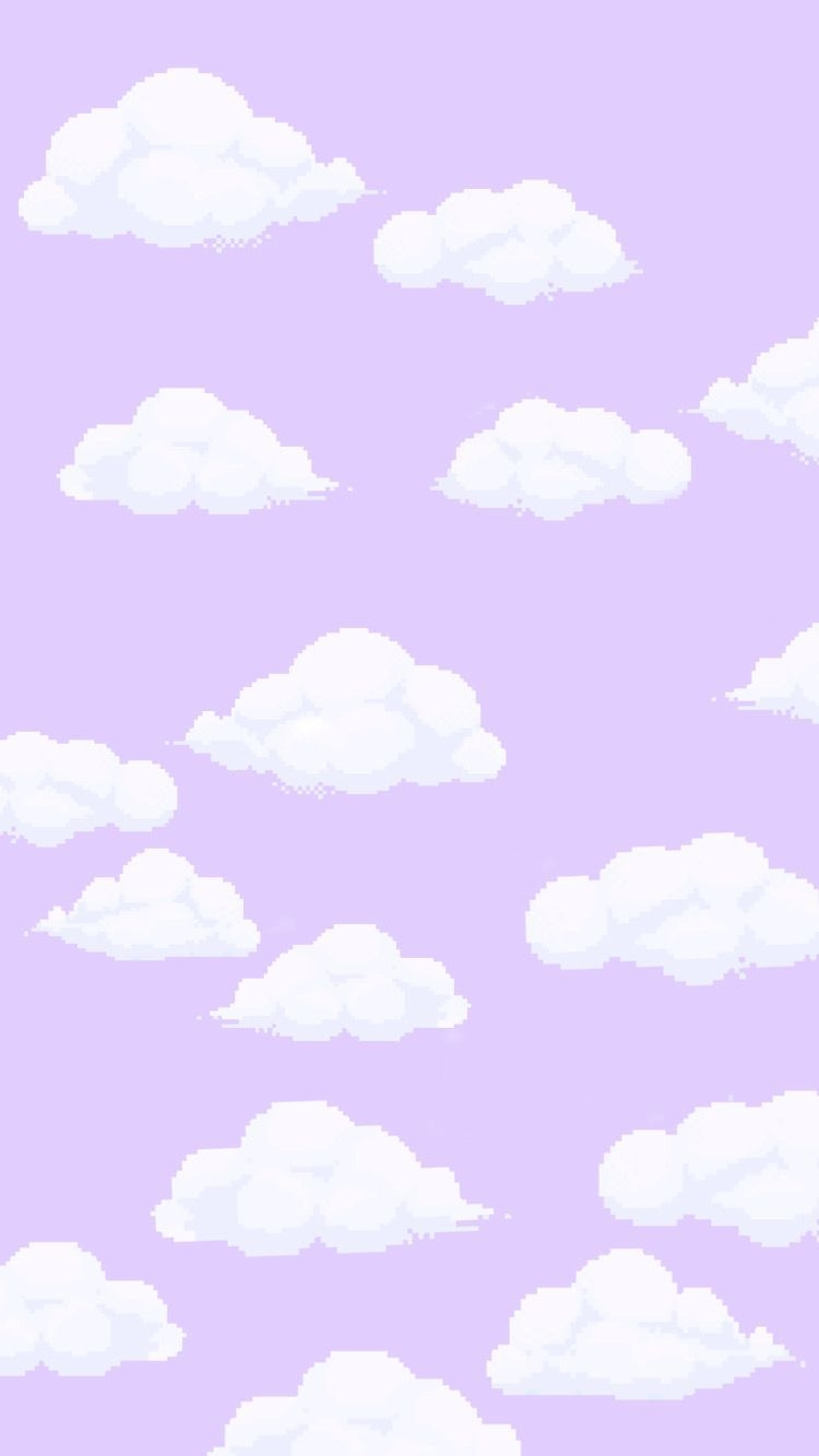 750x1340 Pastel Purple Clouds Wallpaper Free Pastel Purple Clouds Background, Phone