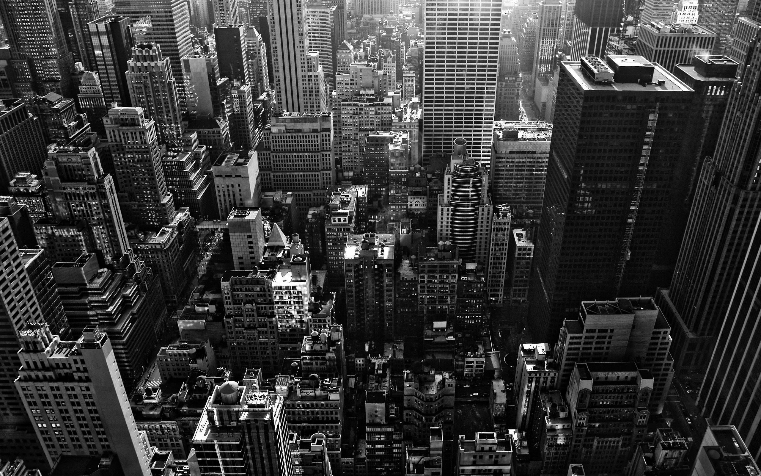 2560x1600 Black and White City Wallpaper Free Black and White City Background, Desktop