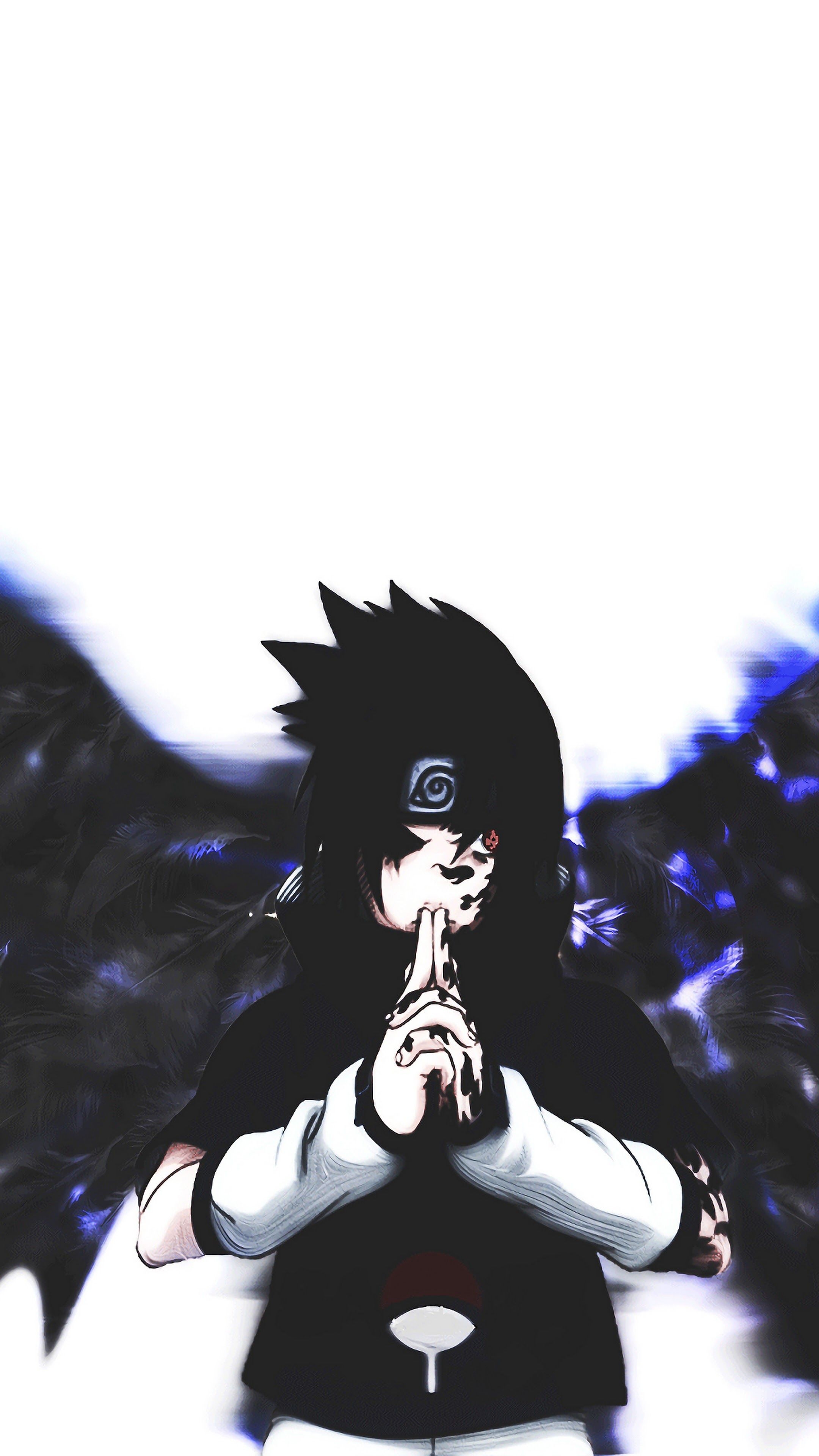 2160x3840 Sasuke Uchiha Curse Mark 4K Wallpaper, Phone