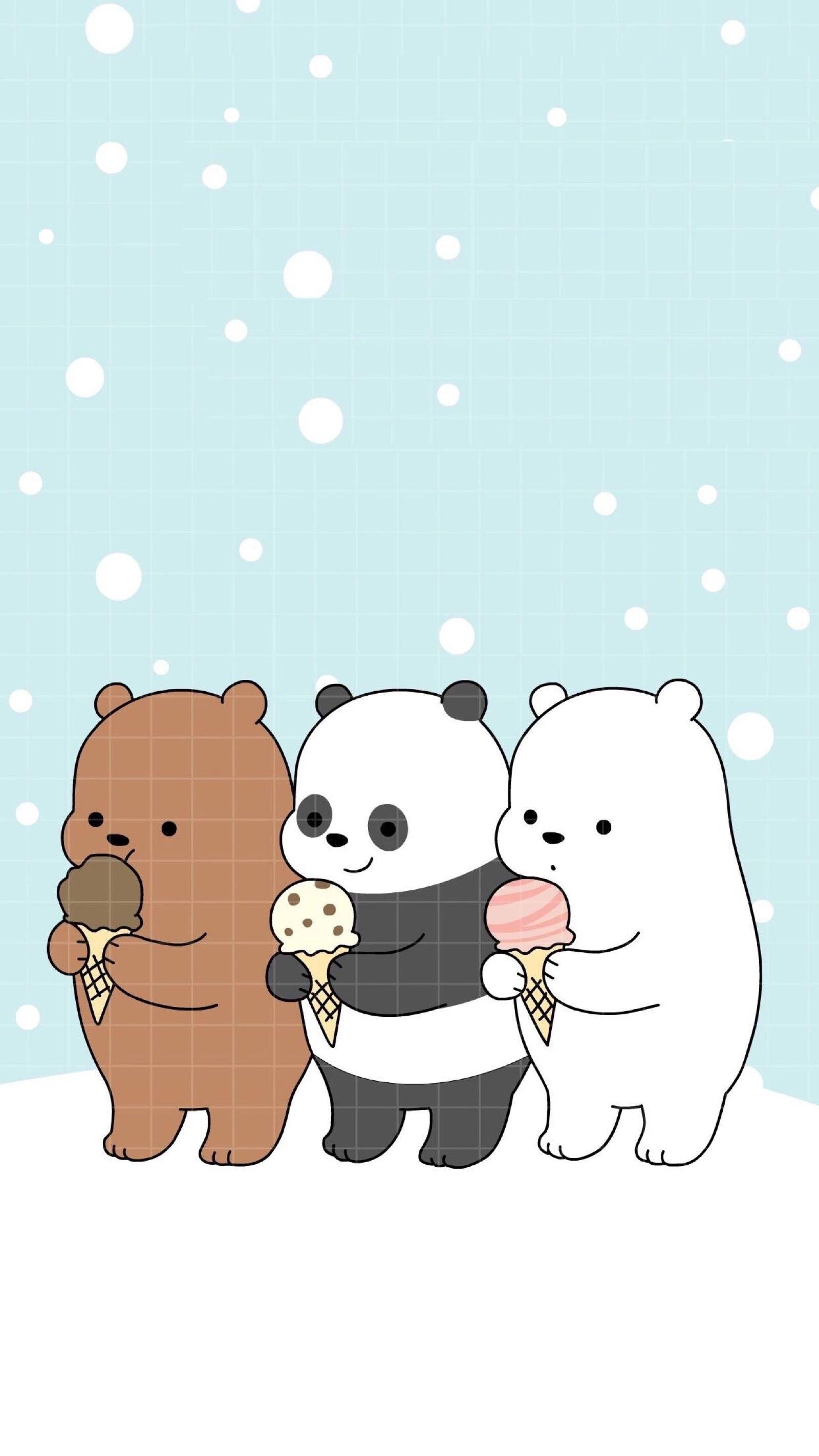 1600x2850 We Bare Bears Wallpaper, Phone