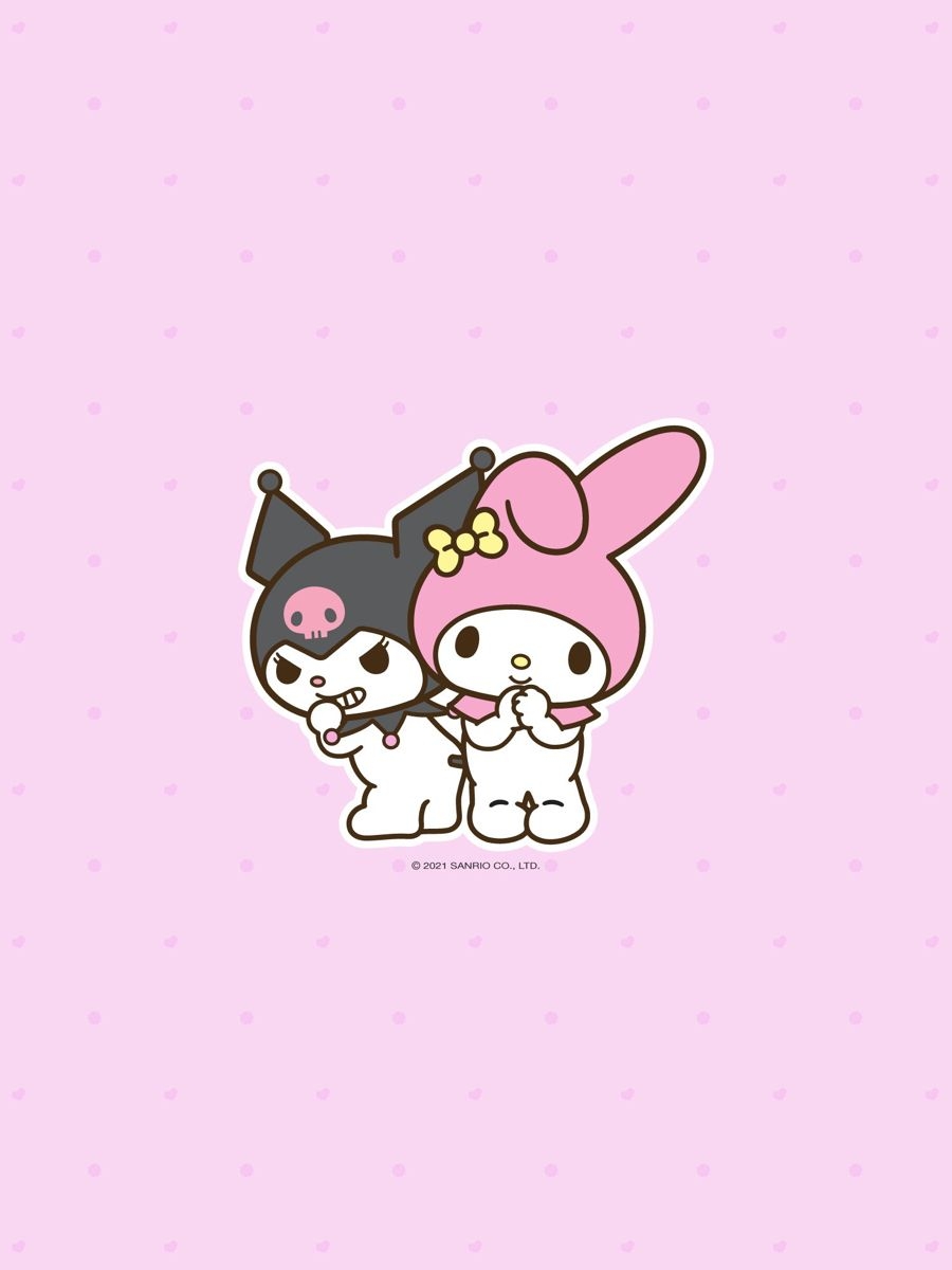 900x1200 Kuromi and My Melody. Hello kitty printables, Sanrio characters, Hello kitty characters, Phone