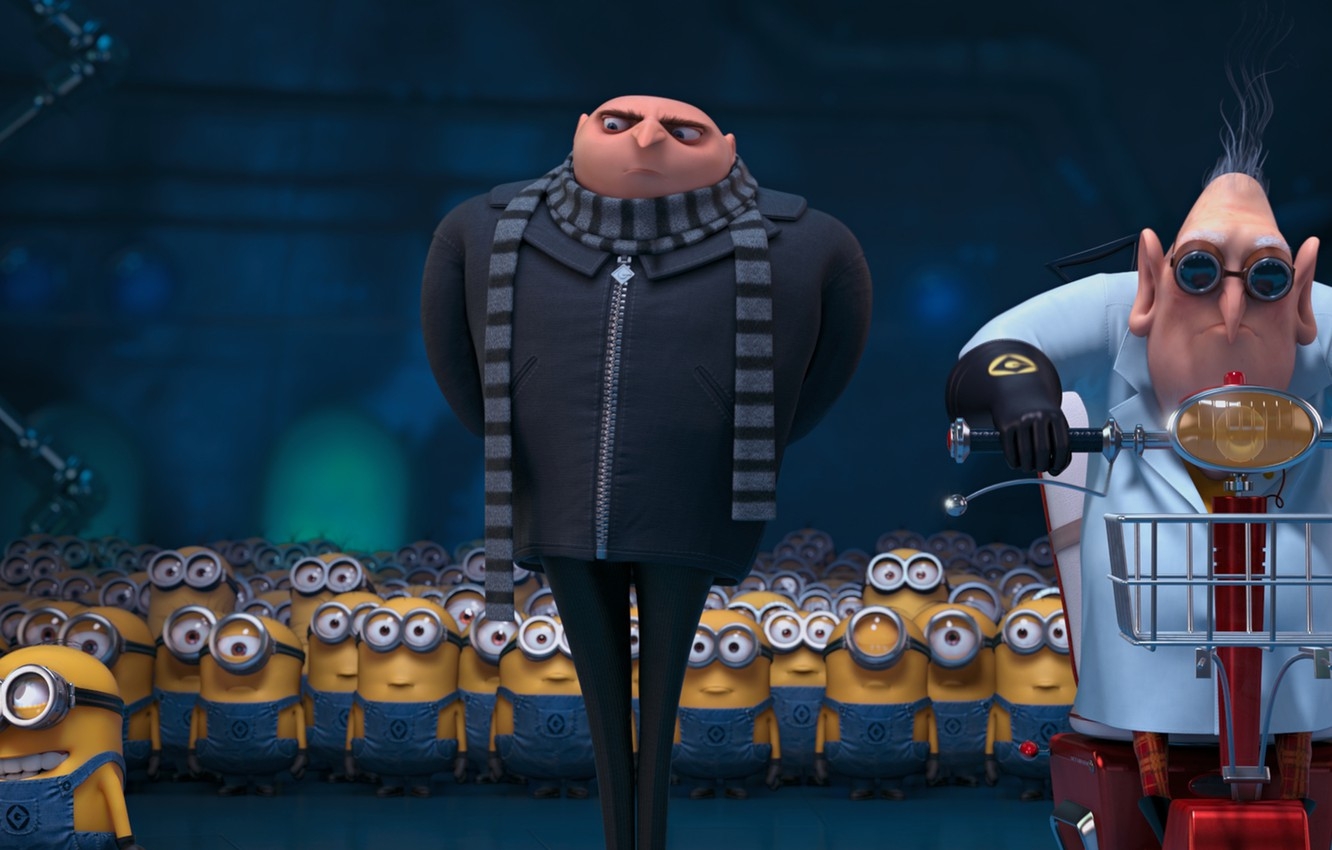 1340x850 Wallpaper Minions, Minions, Despicable Me Gru, Despicable Me Dr. Nefario image for desktop, section фильмы, Desktop