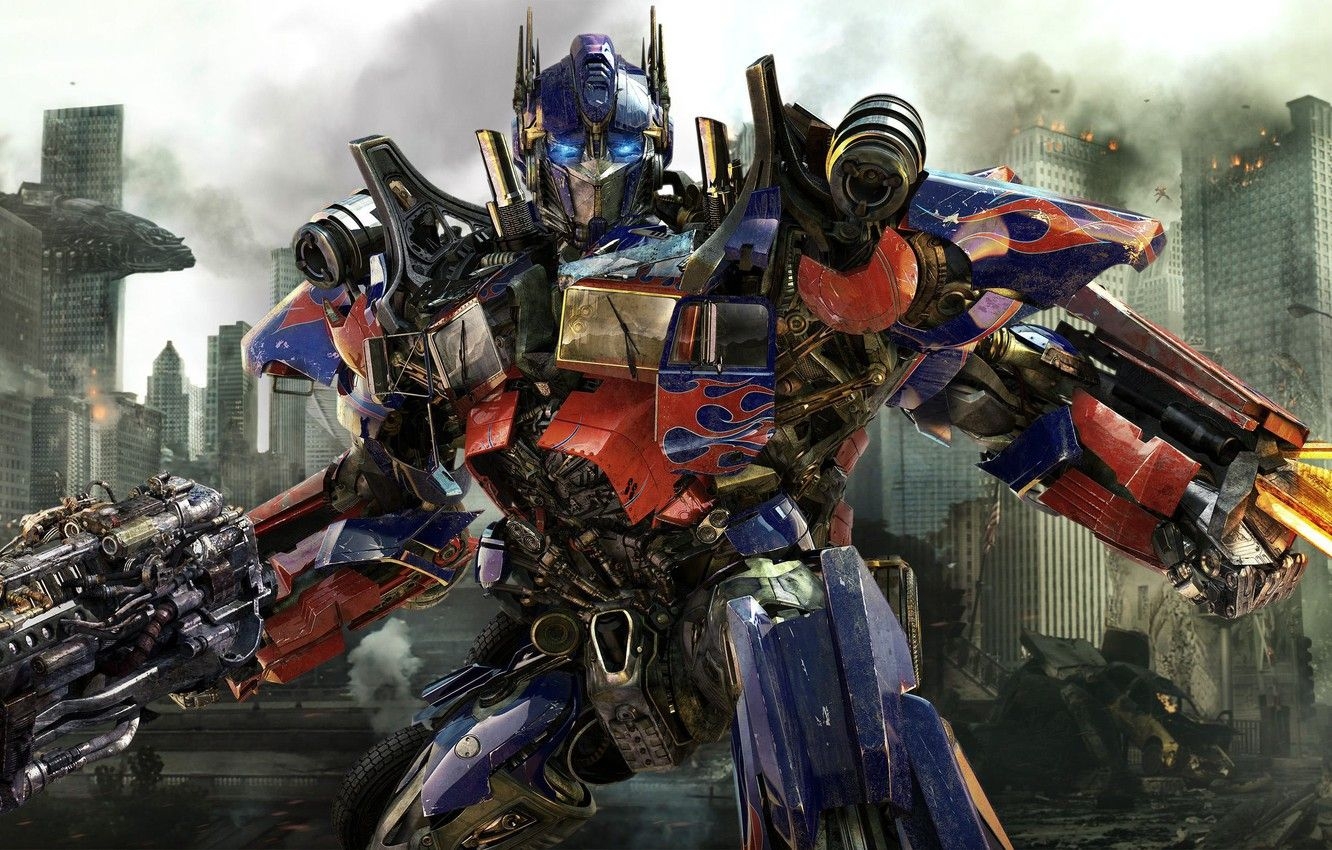 1340x850 Wallpaper Optimus Prime, Transformers 3 Dark of the Moon, Desktop