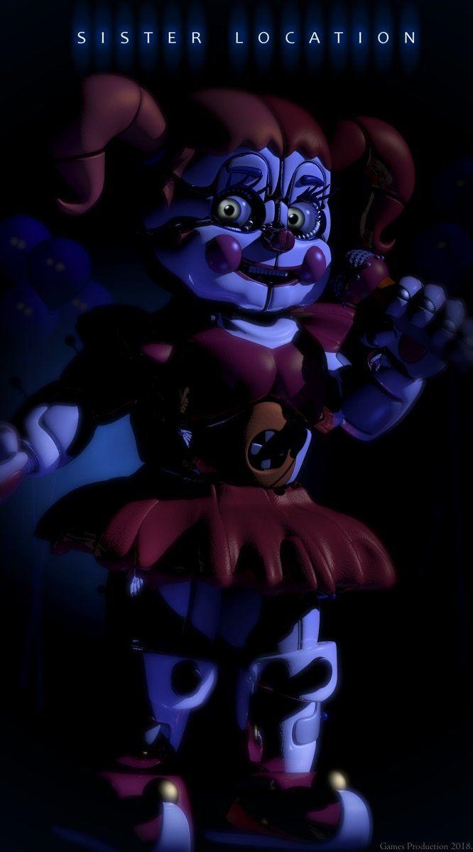 670x1200 FNAF 5 Sister Location. Circus baby, FNAF, Phone