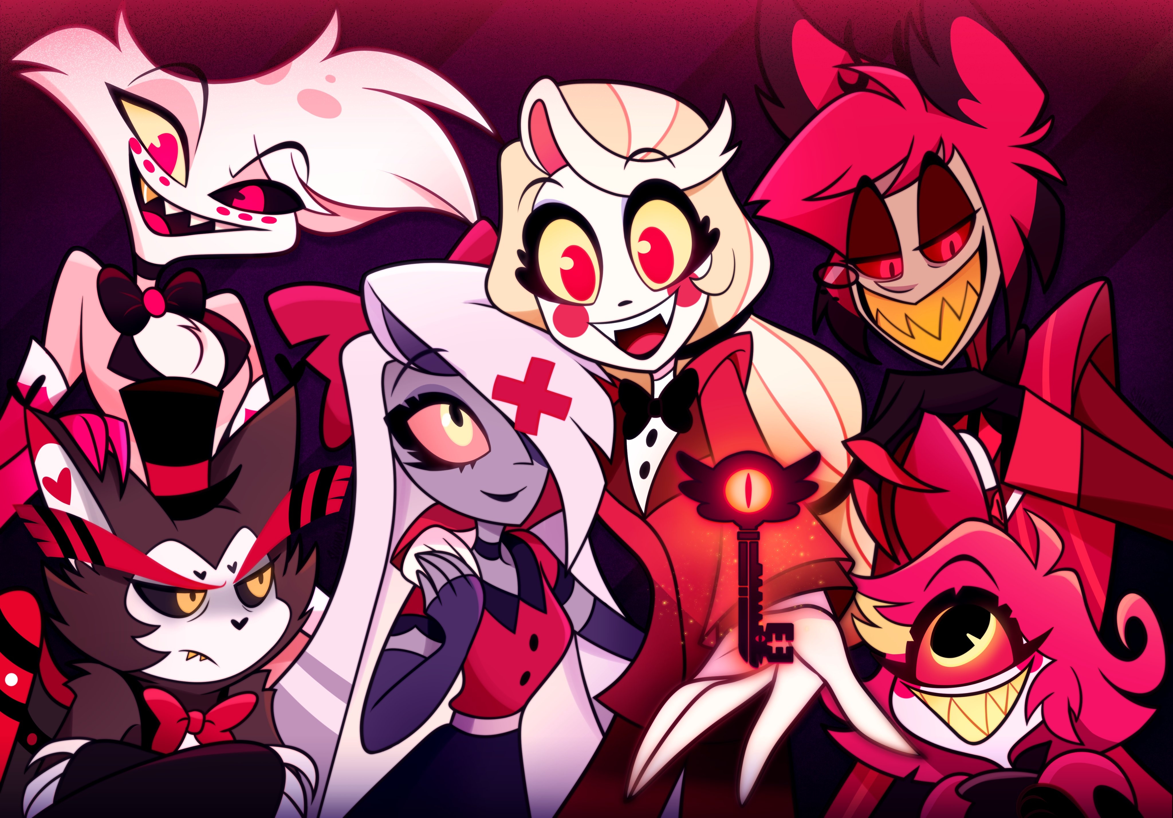 4100x2860 TV Show Hazbin Hotel 4k Ultra HD Wallpaper, Desktop