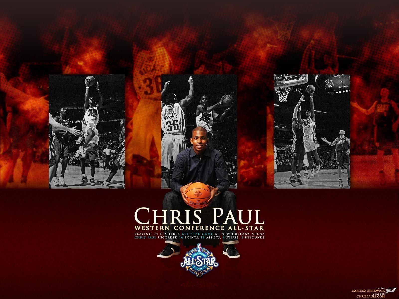 1600x1200 Chris Paul All Star 2008 Wallpaper. Basketball Wallpaper at, Desktop