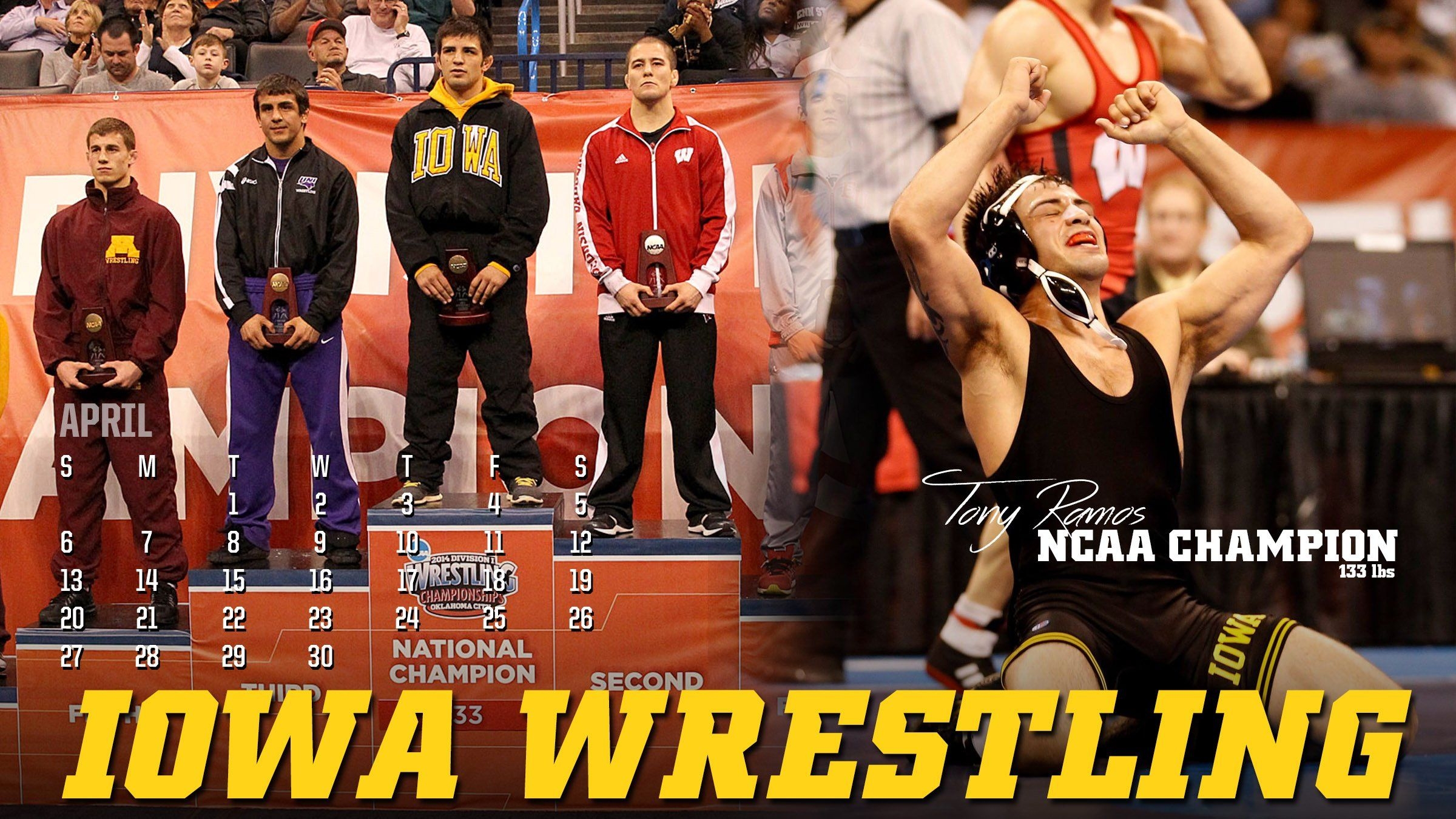 2400x1350 Iowa Hawkeye Wrestling Wallpaper. Iowa, Desktop