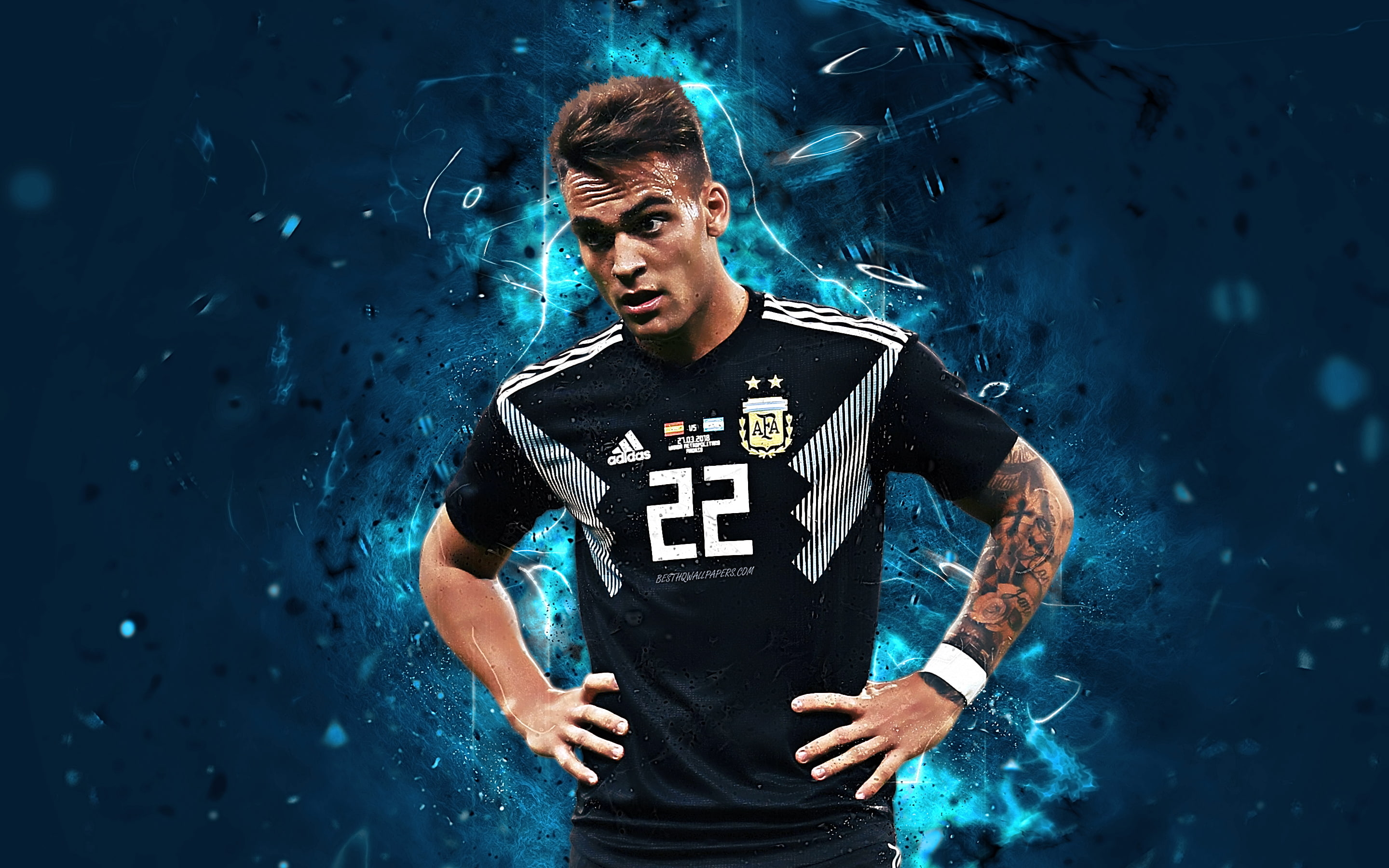 2880x1800 Wallpaper / Soccer, Argentinian, Lautaro Martínez, 4K, Inter Milan free download, Desktop