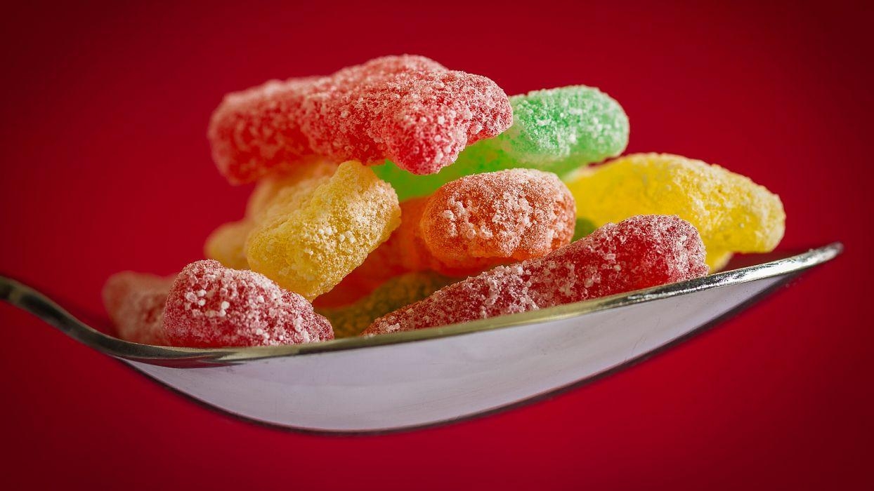 1250x700 Candy Sour Patch Kids Red Spoon Macro wallpaperx900, Desktop