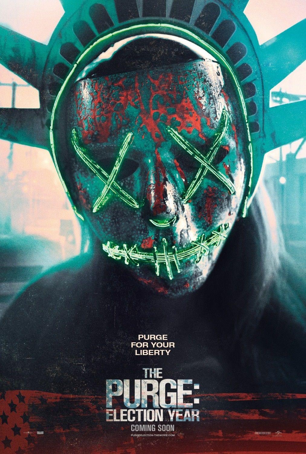 1020x1500 All Movie Posters and Prints for The Purge: Election Year. JoBlo, Phone