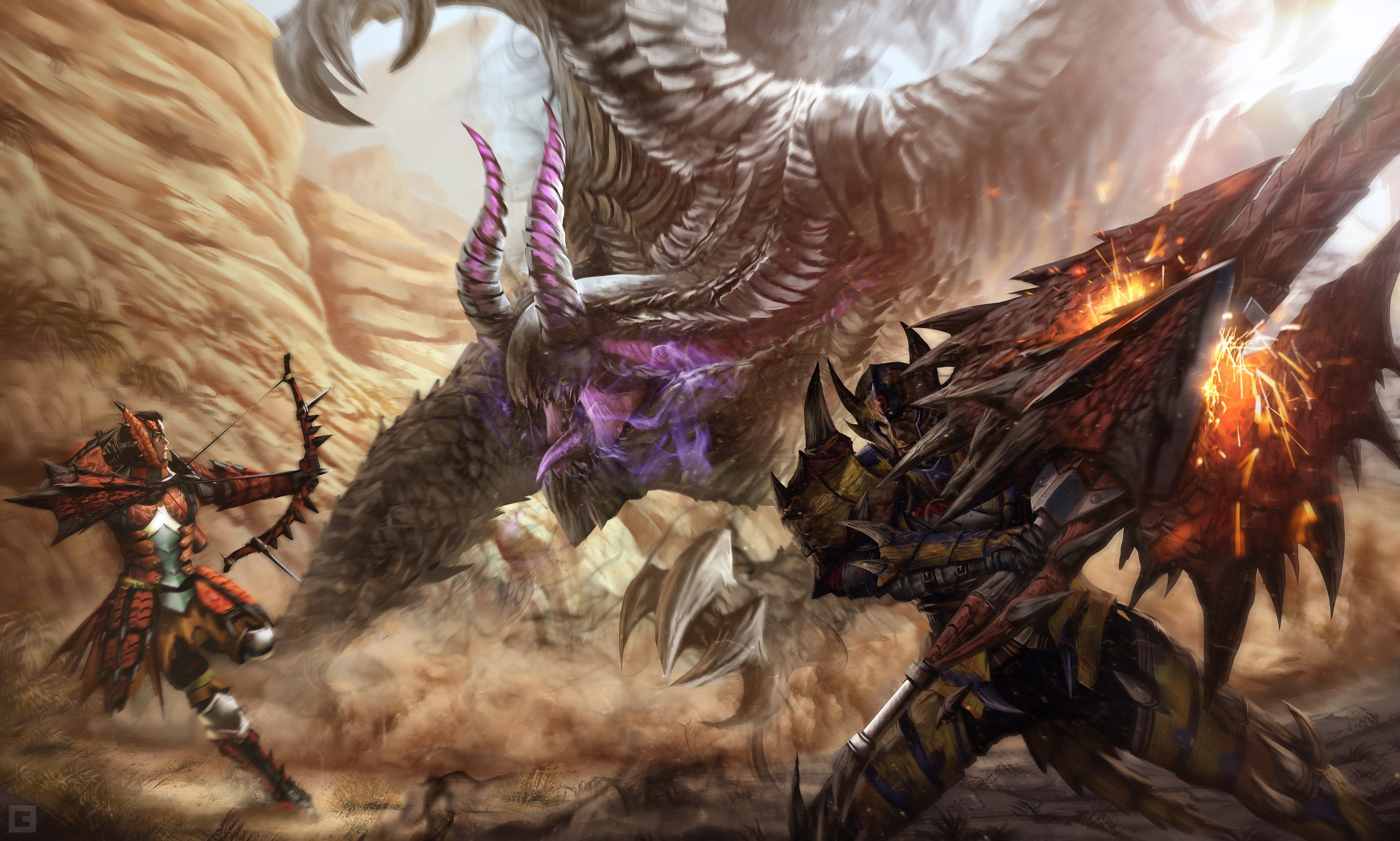 5000x3000 free wallpaper and screensavers for monster hunter 4 ultimate Gallery HD Wallpaper, Desktop