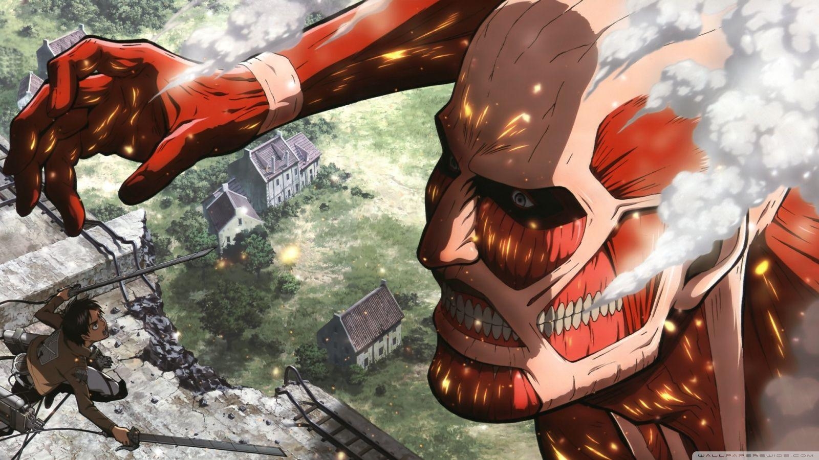 1600x900 Attack On Titan HD desktop wallpaper, Widescreen, High, Desktop